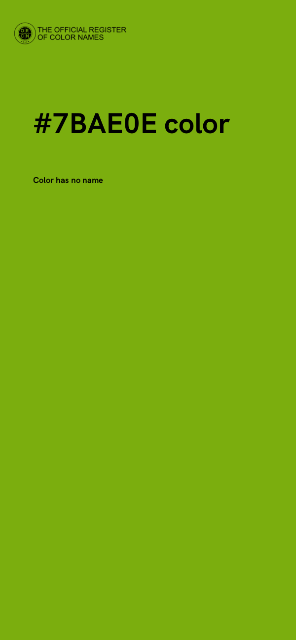 #7BAE0E color image