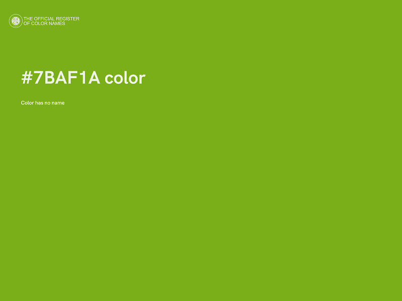 #7BAF1A color image