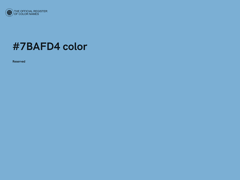 #7BAFD4 color image