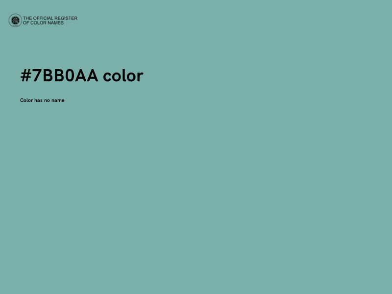 #7BB0AA color image