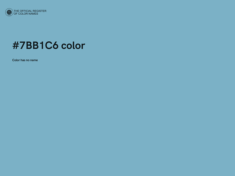 #7BB1C6 color image