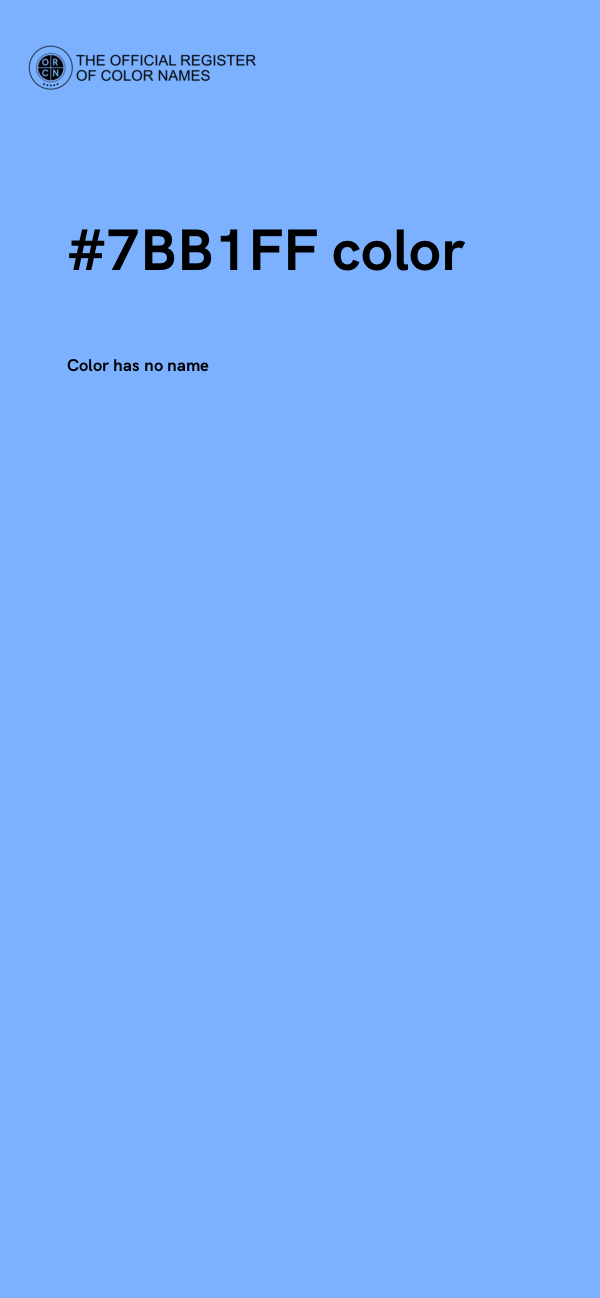 #7BB1FF color image