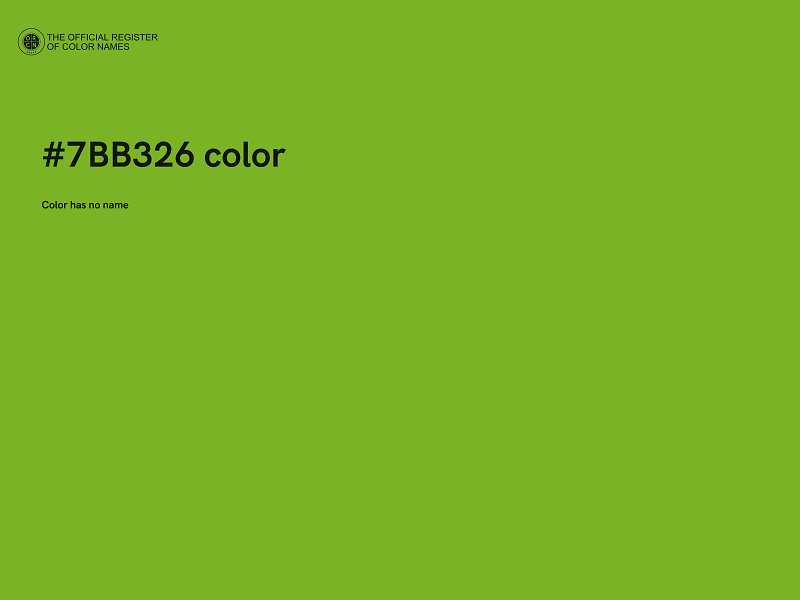 #7BB326 color image