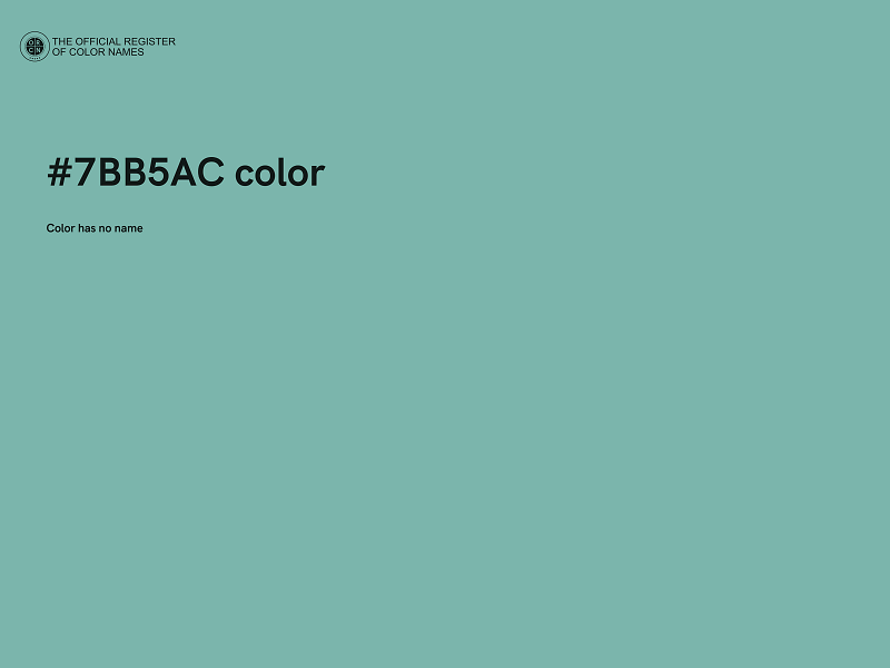 #7BB5AC color image