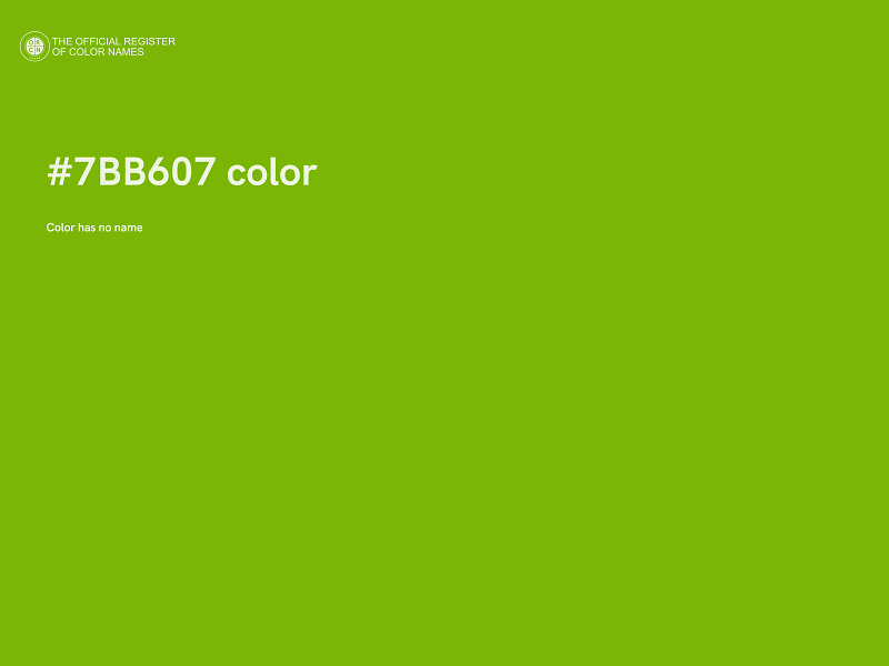 #7BB607 color image