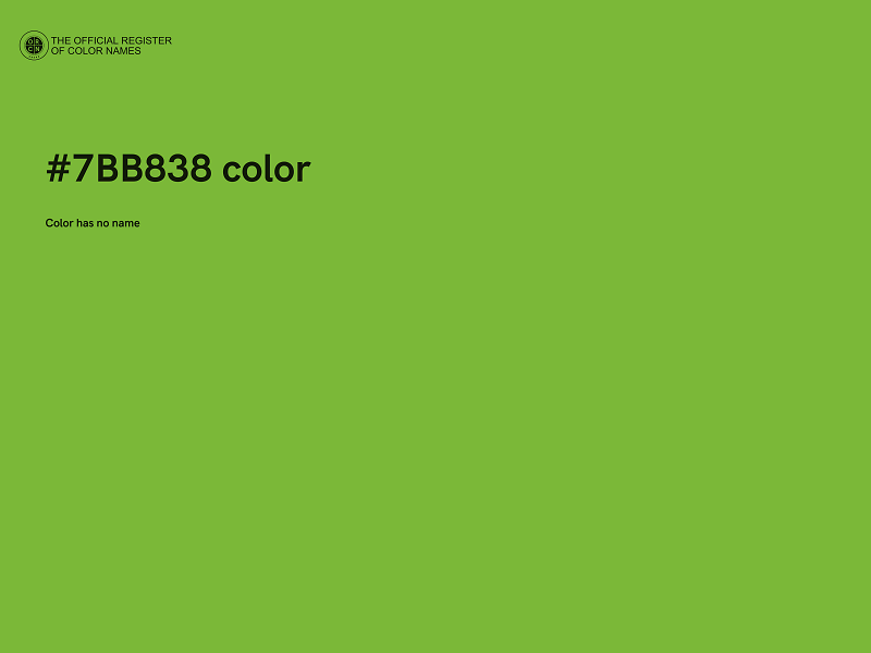 #7BB838 color image