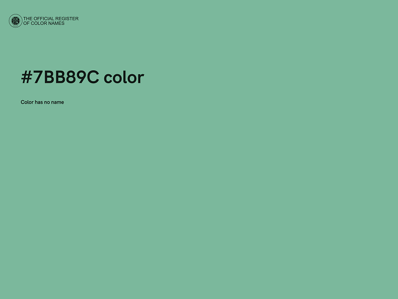 #7BB89C color image