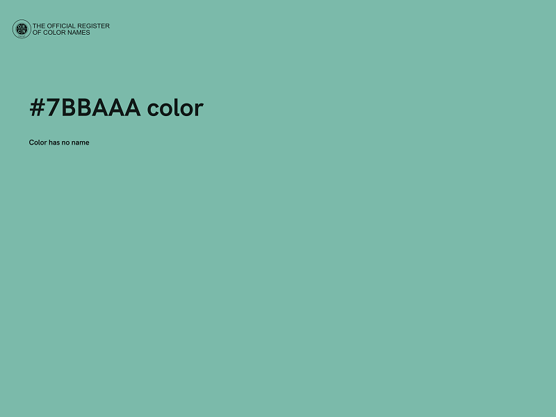 #7BBAAA color image