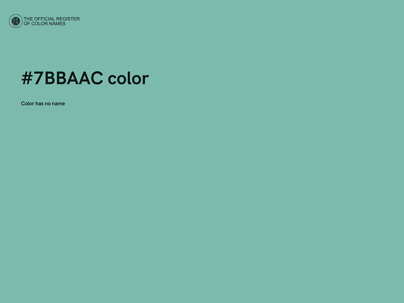 #7BBAAC color image