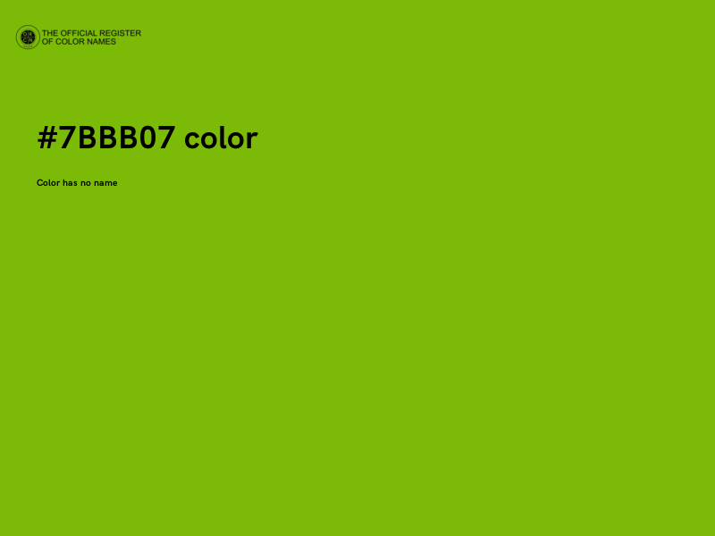 #7BBB07 color image