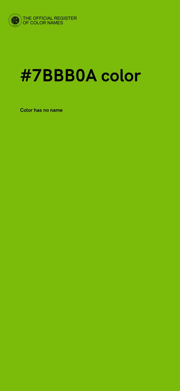 #7BBB0A color image