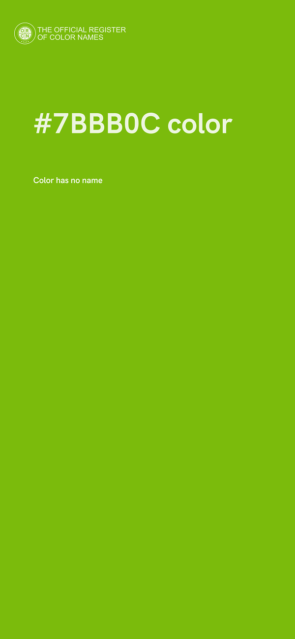 #7BBB0C color image