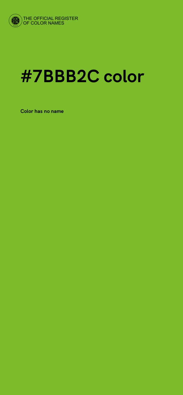 #7BBB2C color image