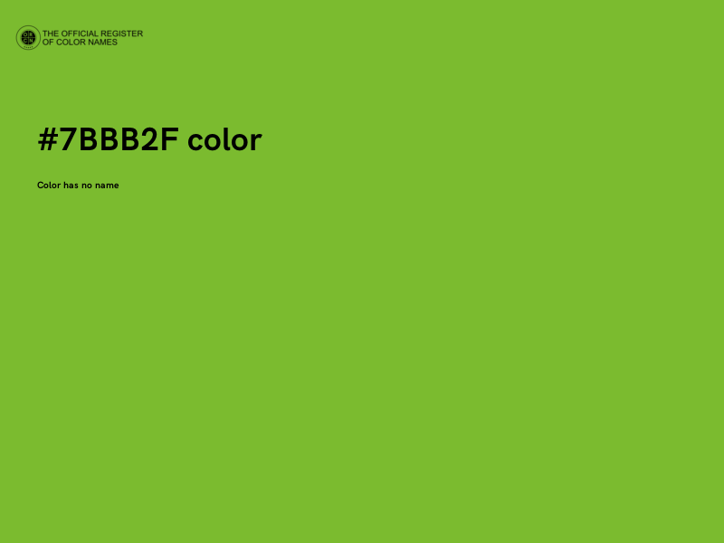 #7BBB2F color image