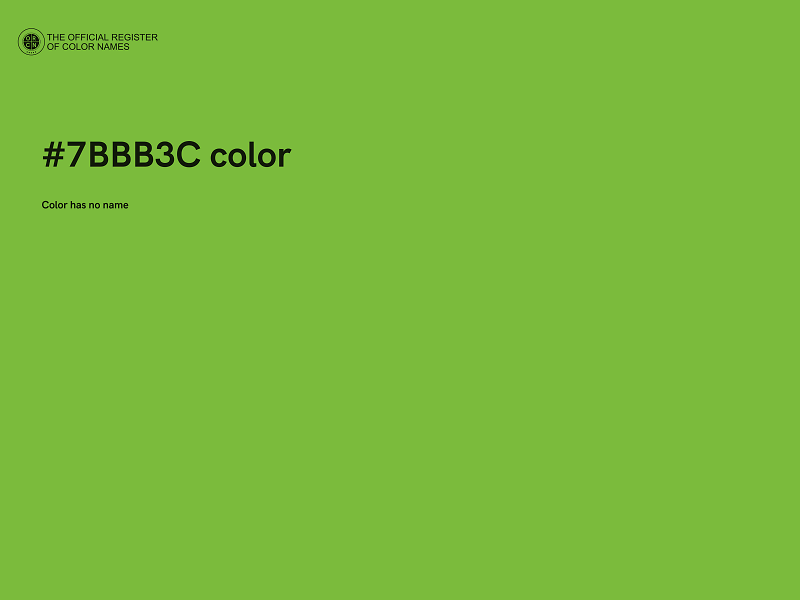 #7BBB3C color image