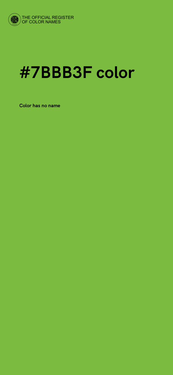 #7BBB3F color image