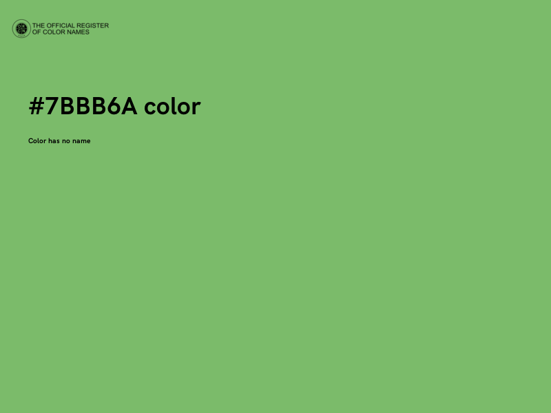 #7BBB6A color image