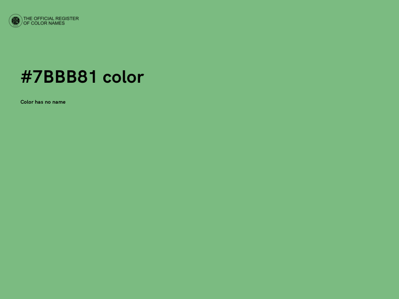 #7BBB81 color image