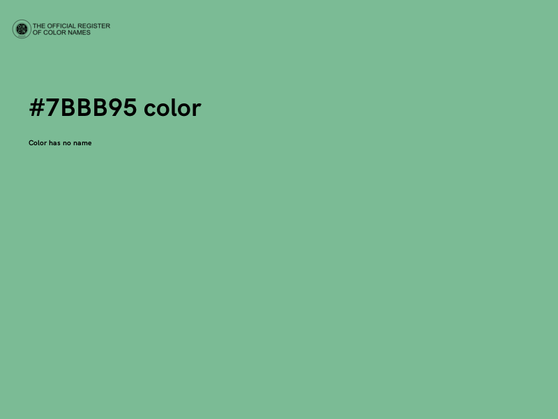 #7BBB95 color image