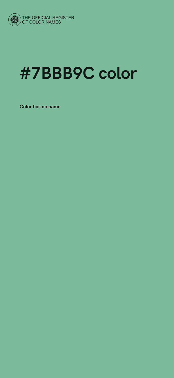 #7BBB9C color image