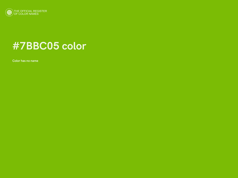 #7BBC05 color image
