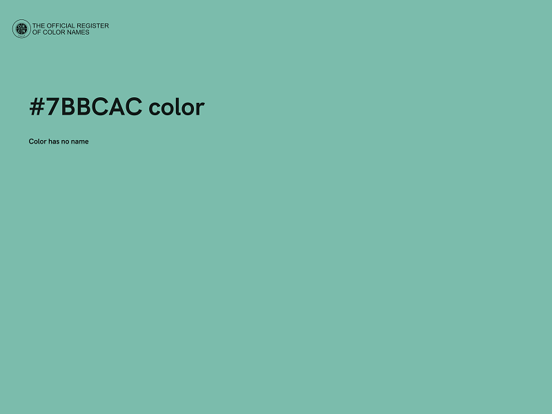 #7BBCAC color image