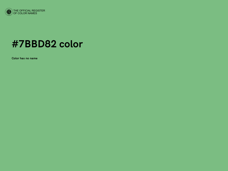 #7BBD82 color image