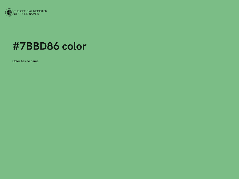 #7BBD86 color image