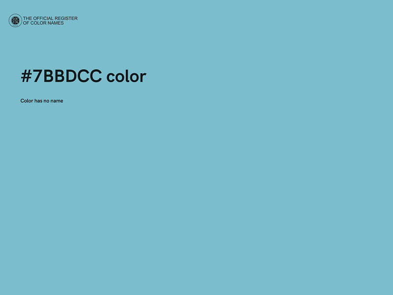 #7BBDCC color image