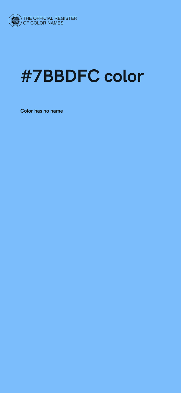 #7BBDFC color image