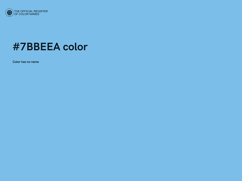 #7BBEEA color image