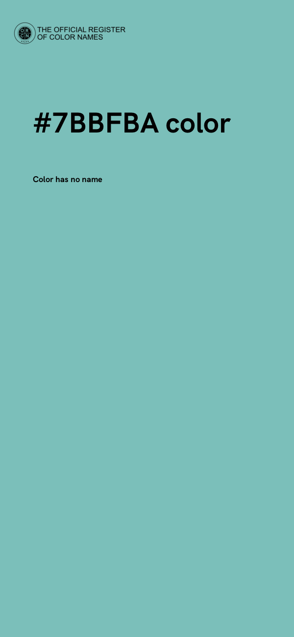 #7BBFBA color image