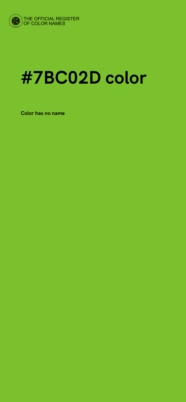 #7BC02D color image