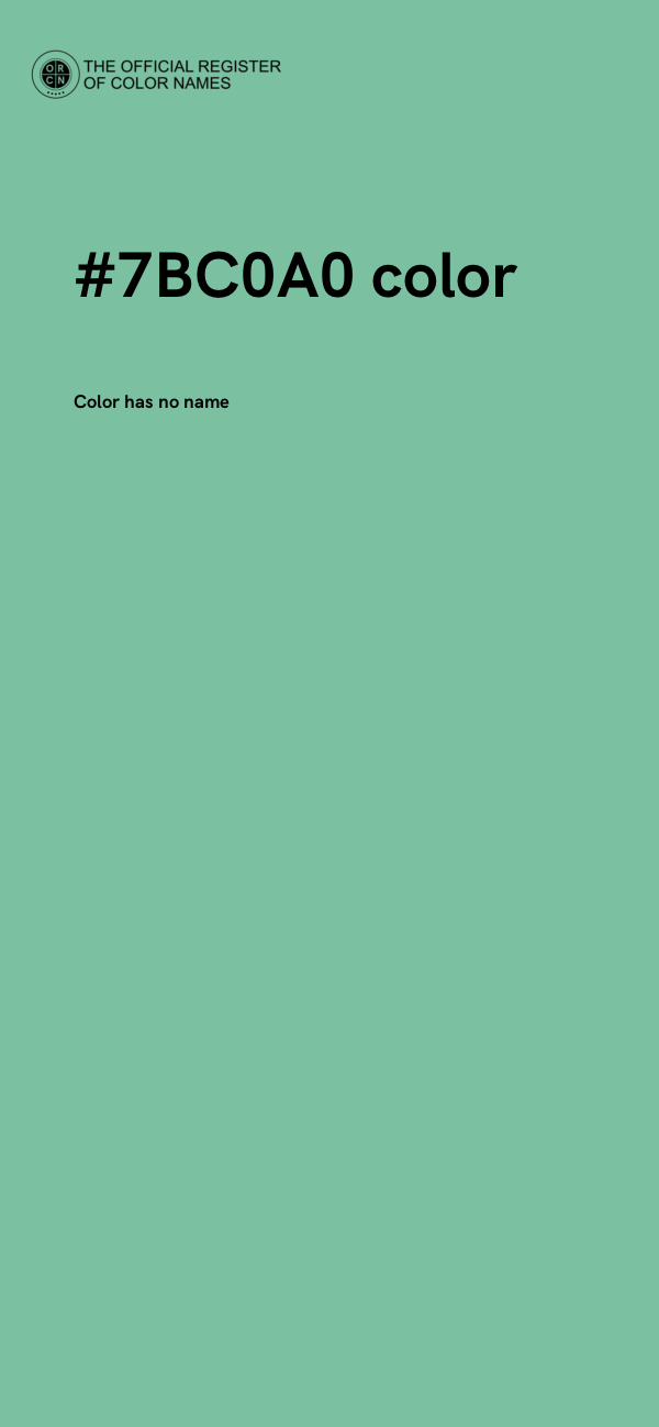 #7BC0A0 color image