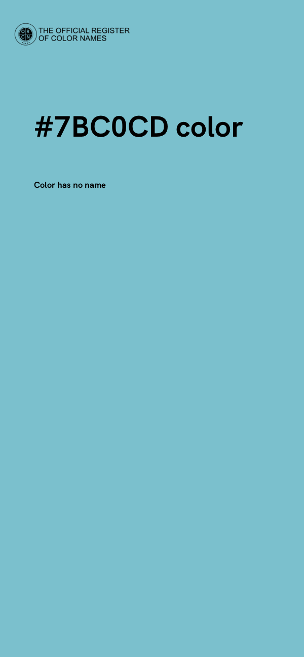 #7BC0CD color image