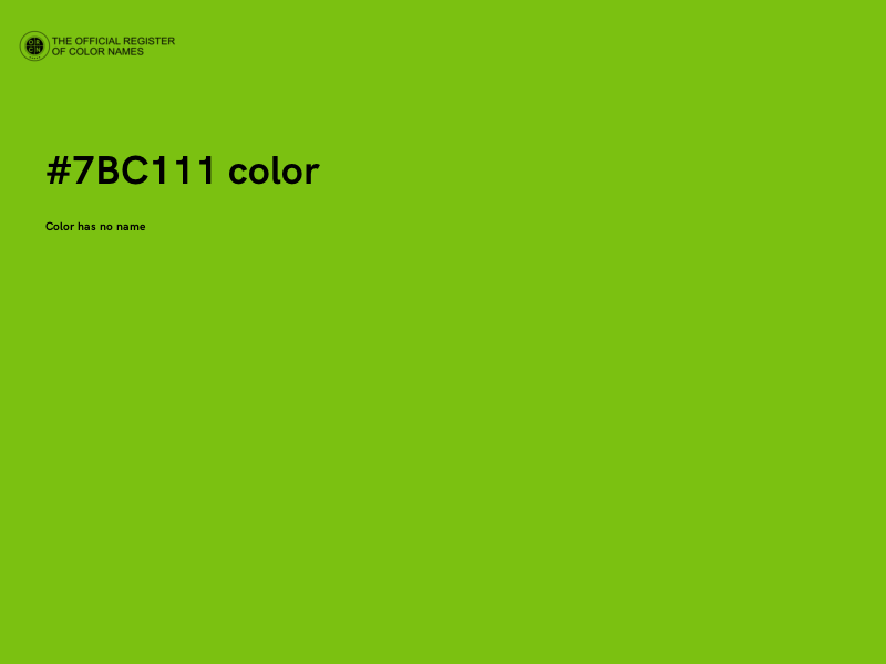 #7BC111 color image