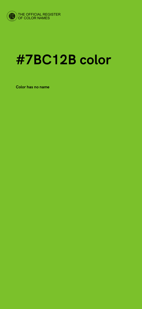 #7BC12B color image