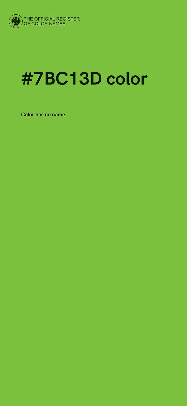#7BC13D color image
