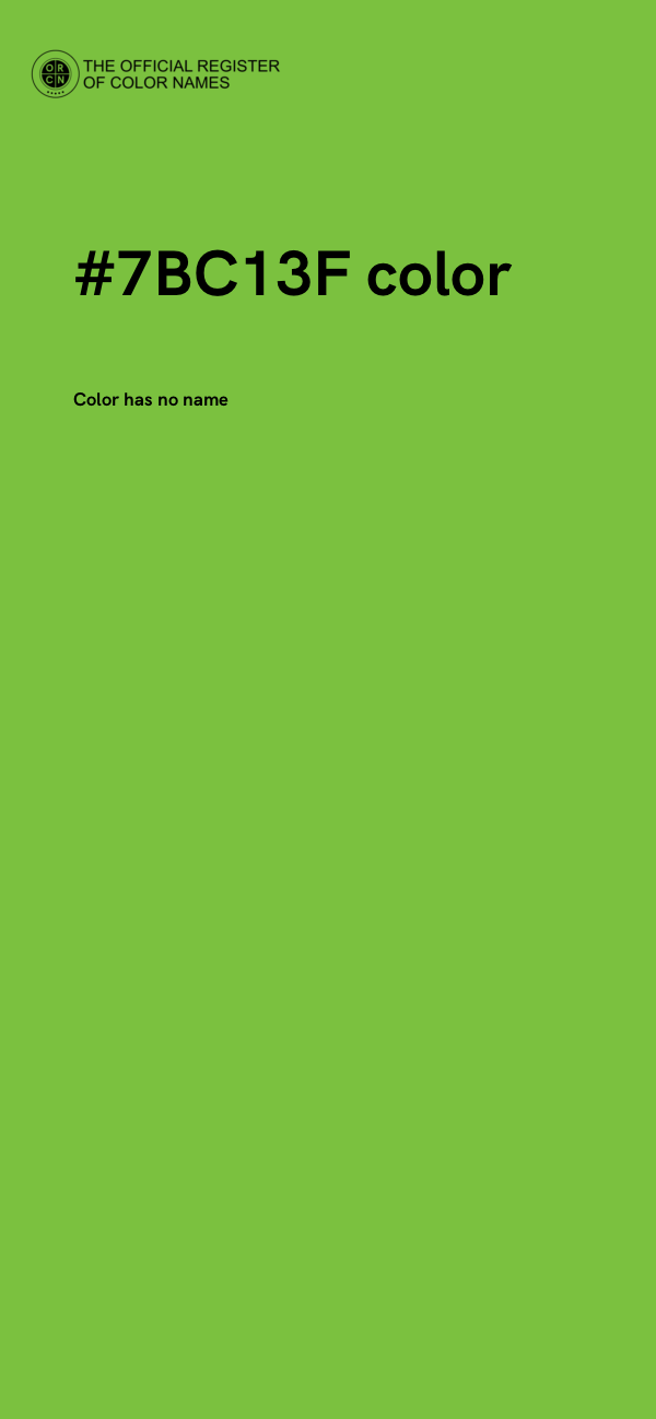 #7BC13F color image