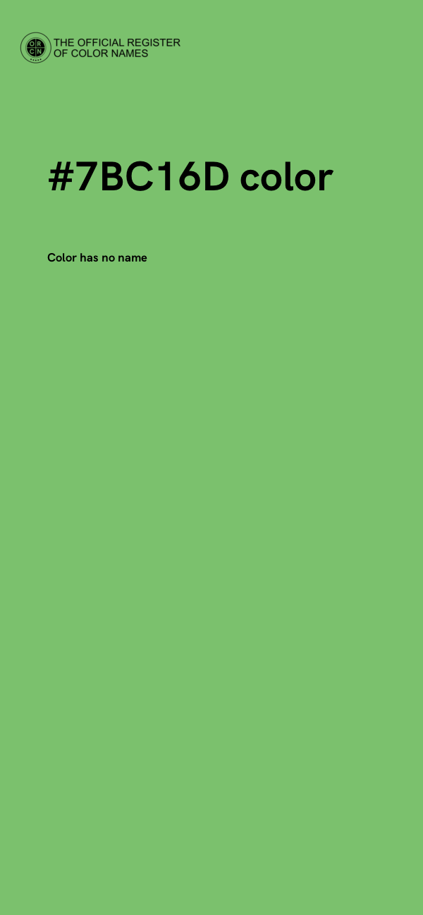 #7BC16D color image