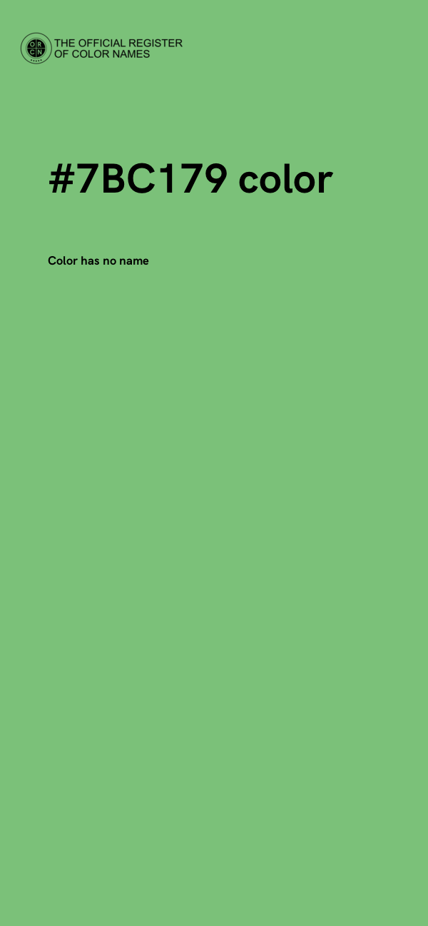 #7BC179 color image