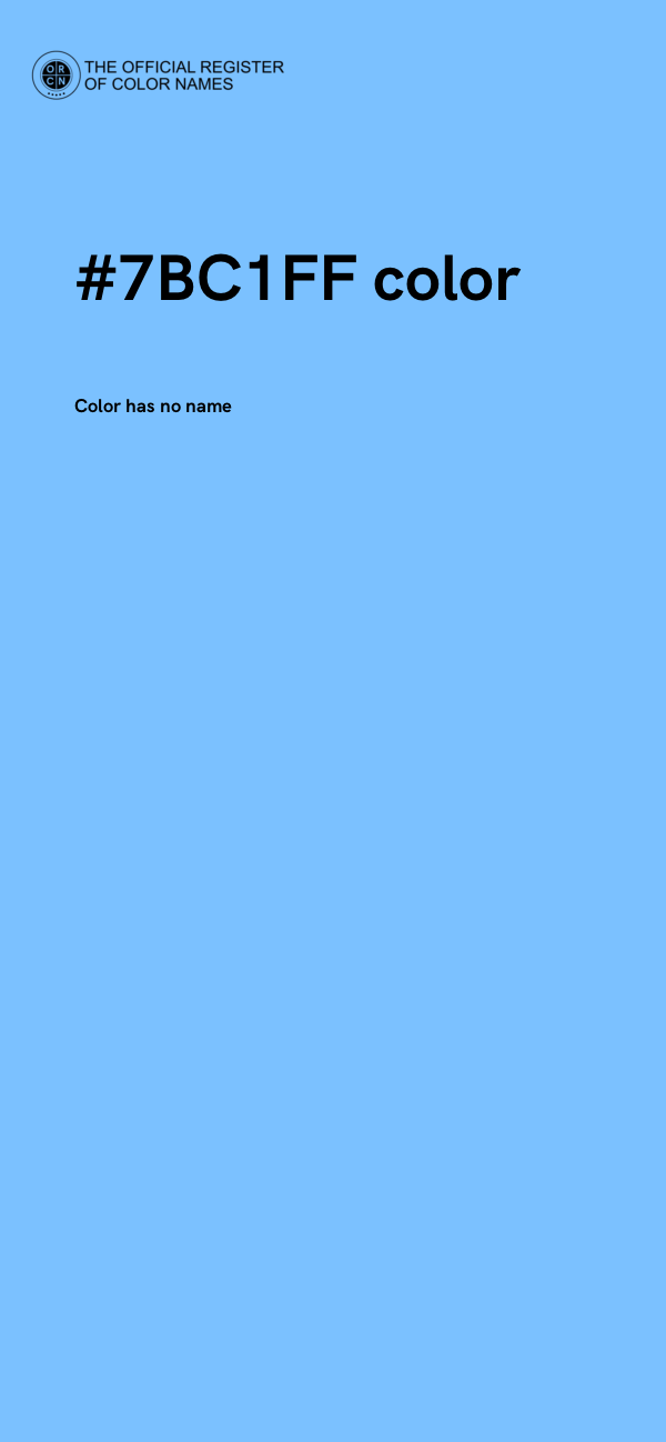 #7BC1FF color image