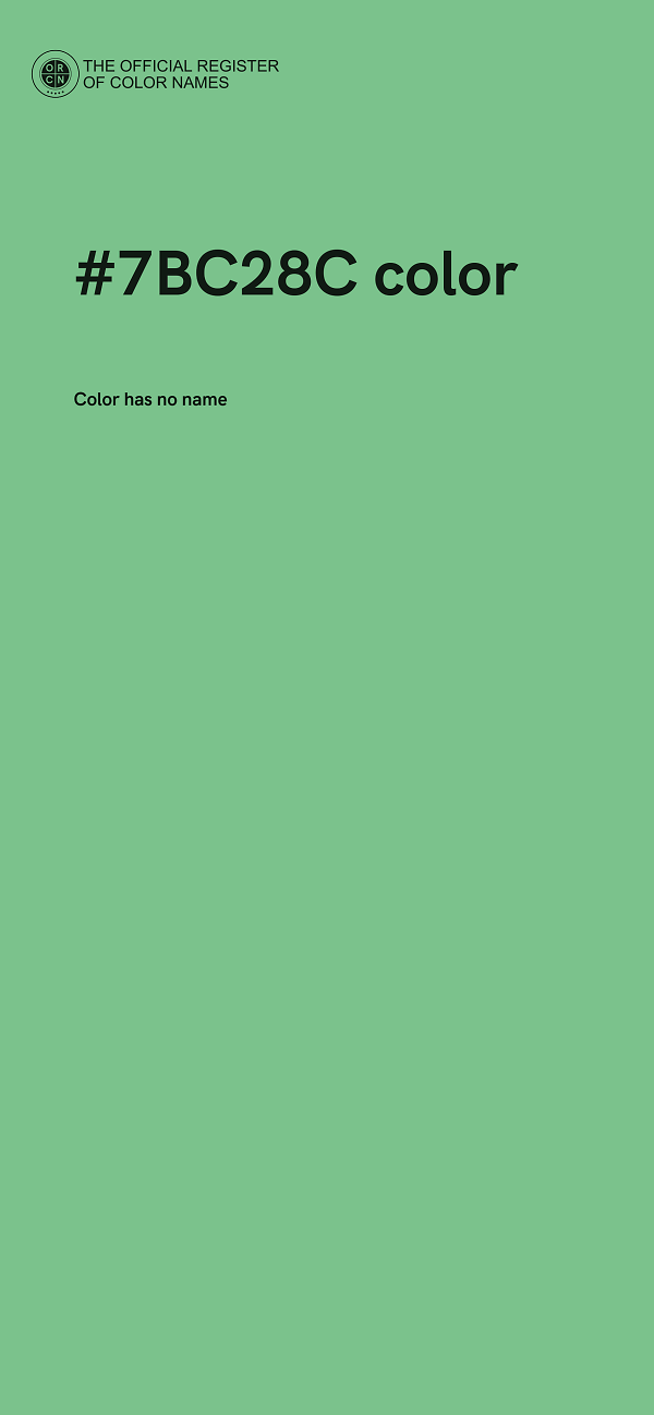 #7BC28C color image