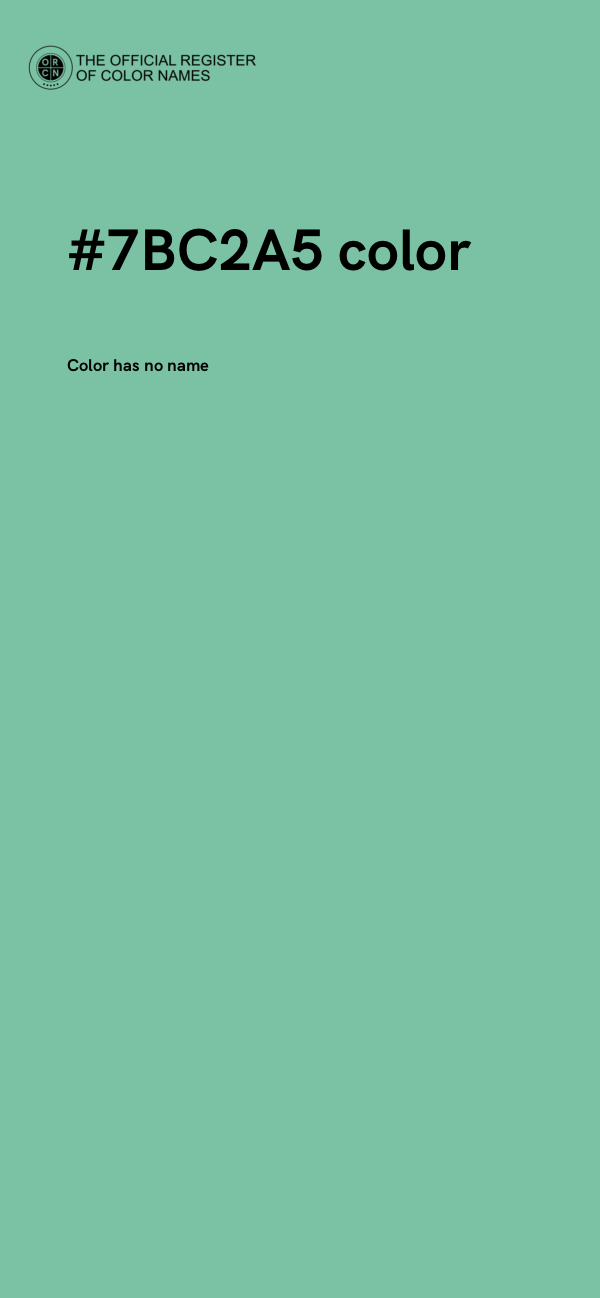 #7BC2A5 color image