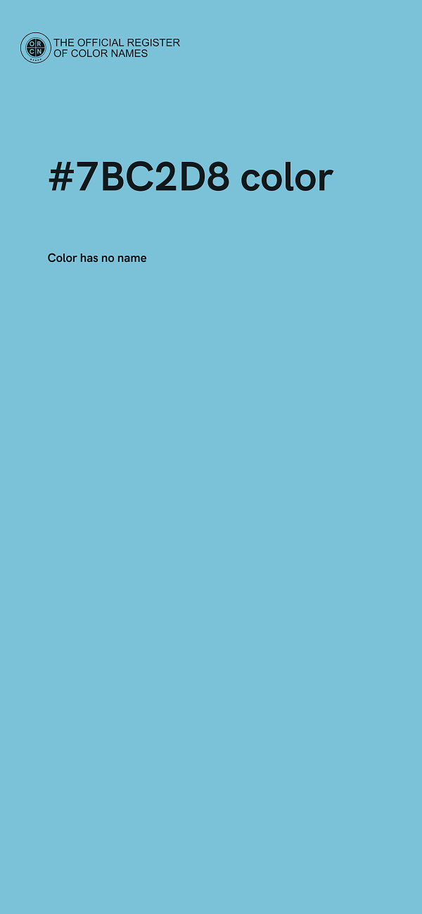 #7BC2D8 color image