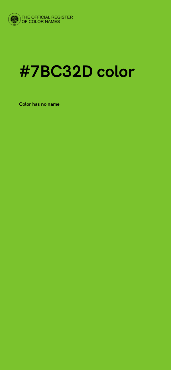 #7BC32D color image