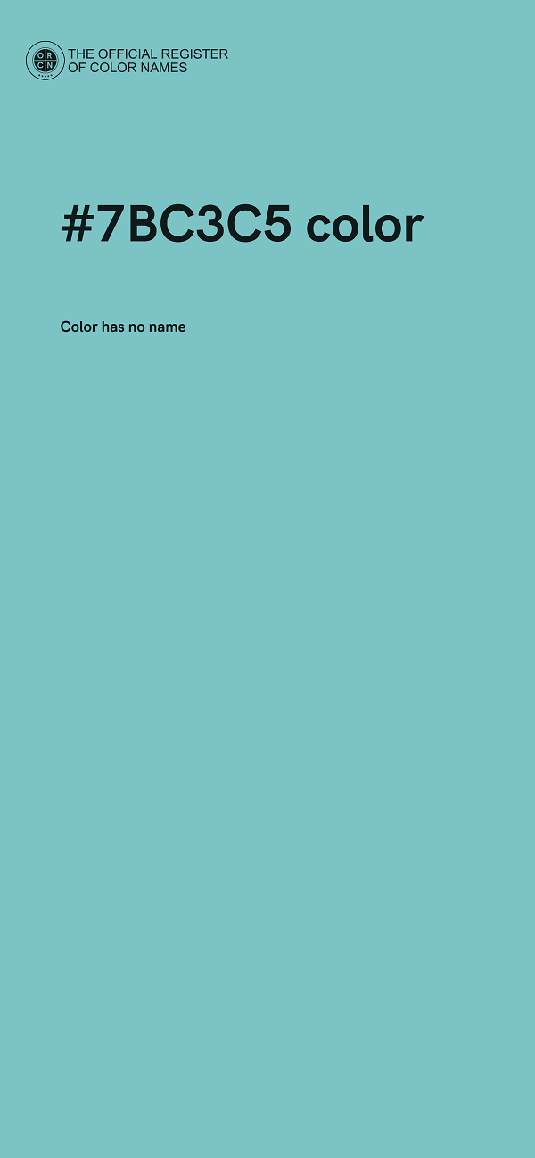 #7BC3C5 color image