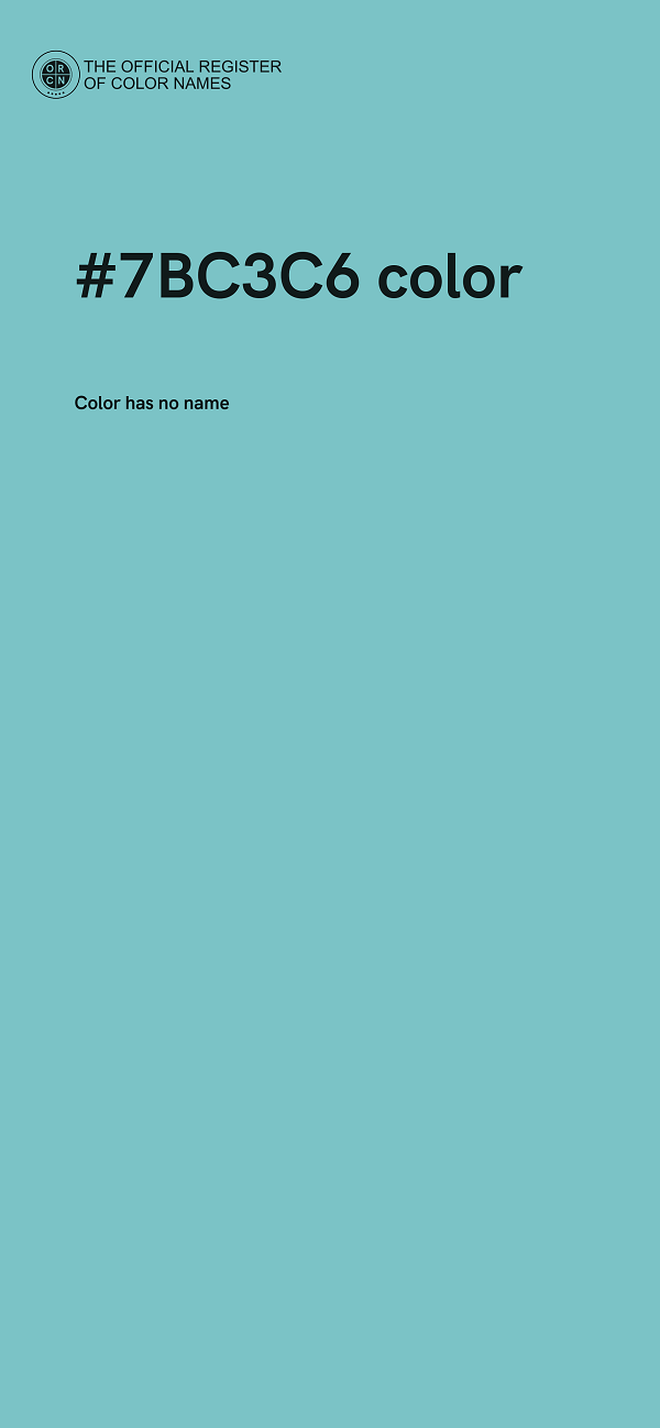 #7BC3C6 color image