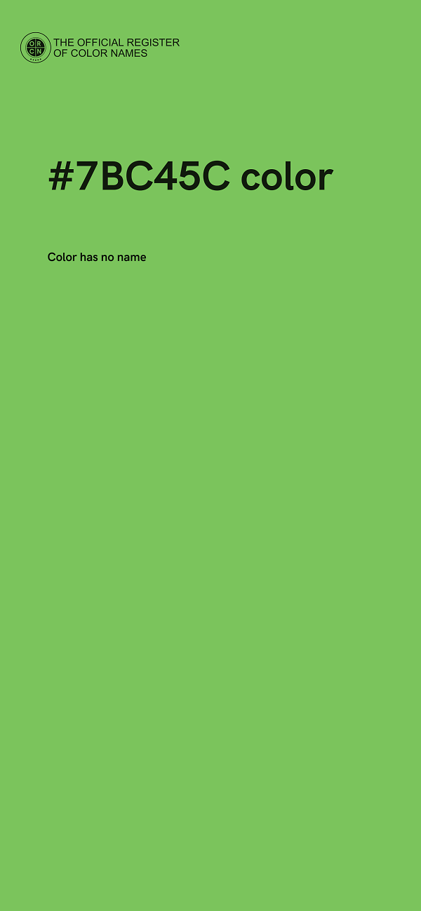 #7BC45C color image
