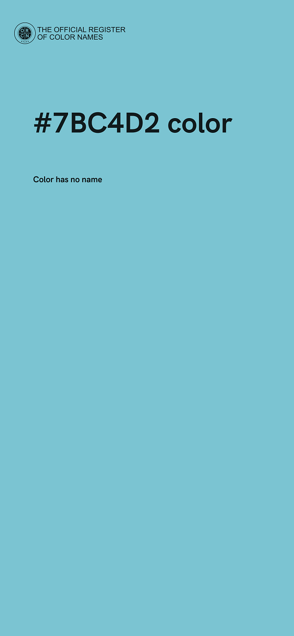 #7BC4D2 color image